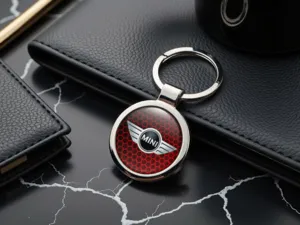 Mini Cooper Personalisiert Schlüsselanhänger Logo Premium Metall